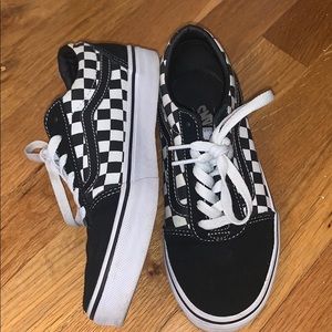 checkered vans